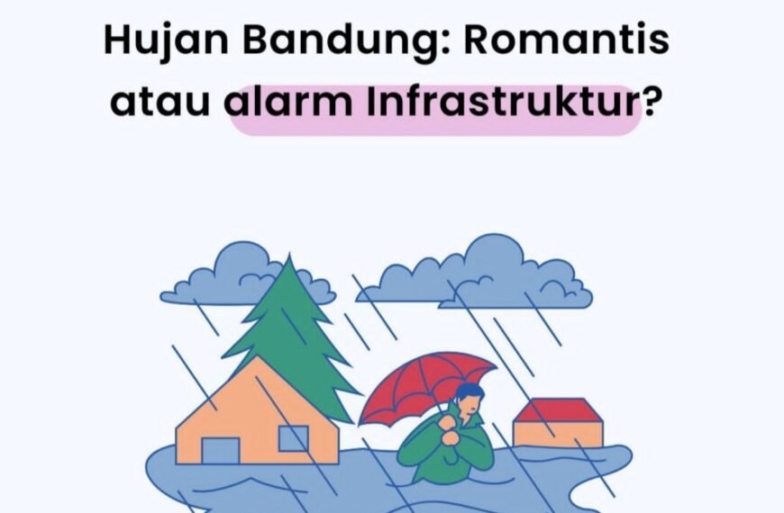 Hujan Bandung: Romantis atau alarm Infrastruktur?