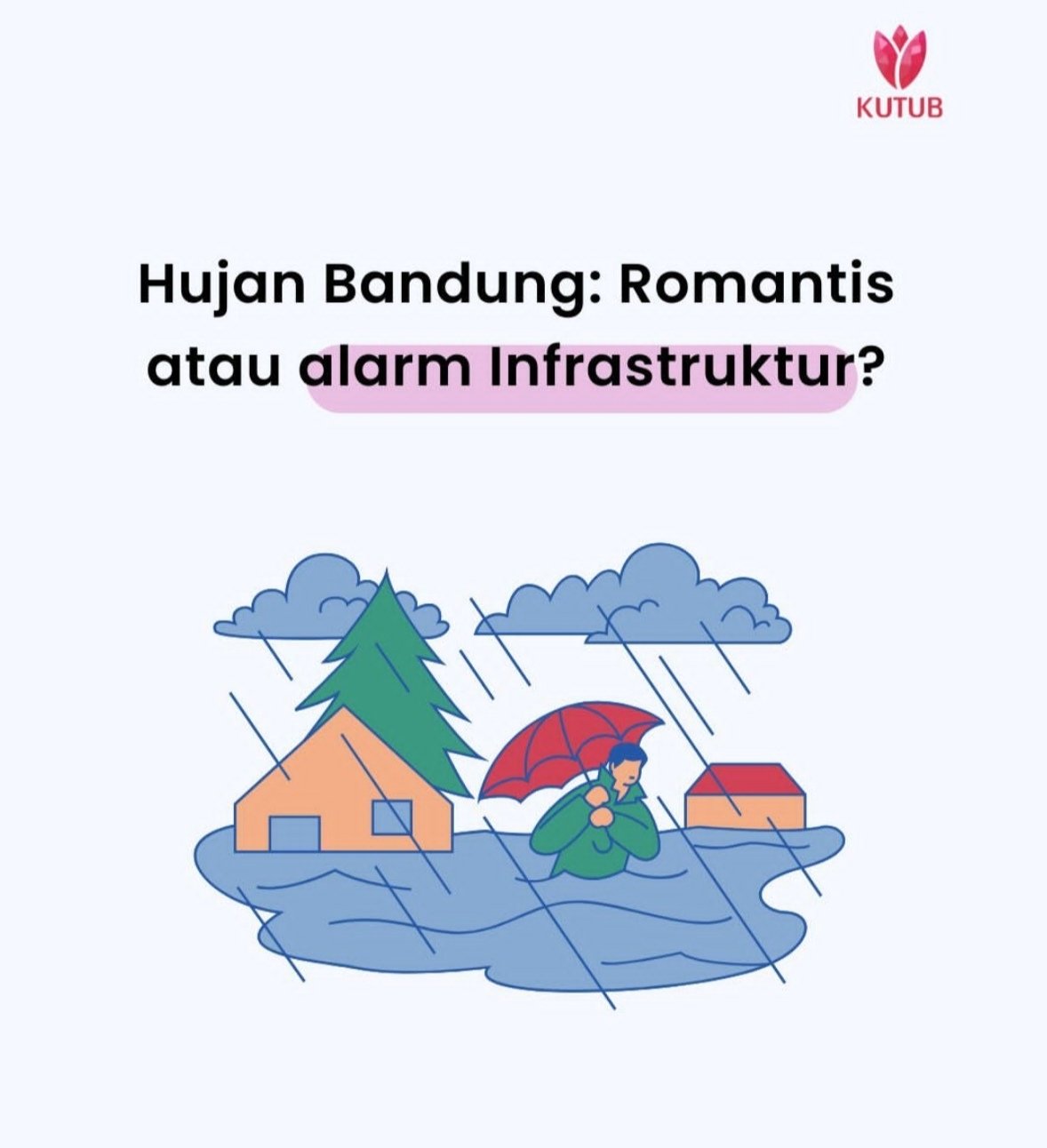 Hujan Bandung: Romantis atau alarm Infrastruktur?